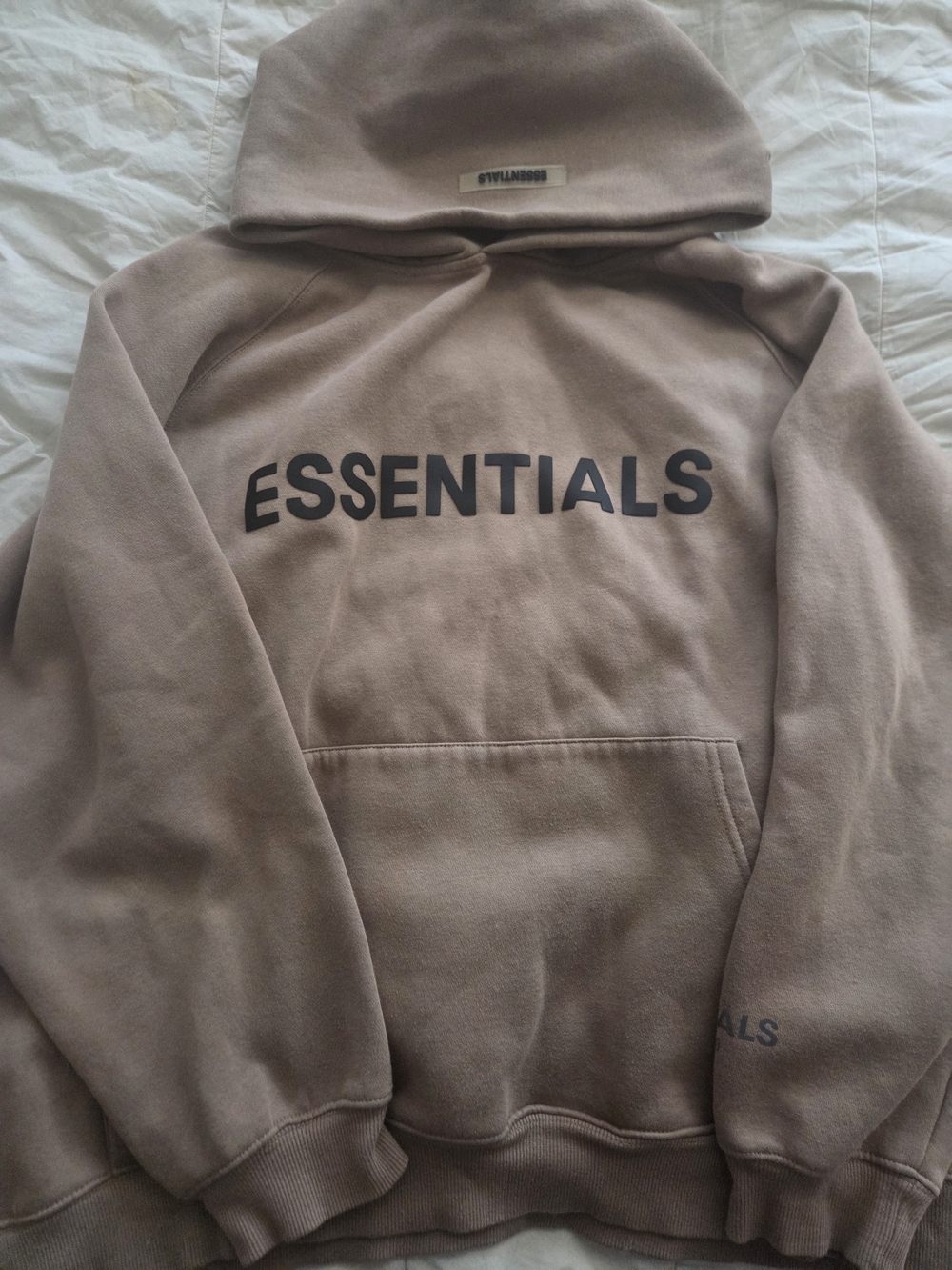 Fear of God ESSENTIALS Hoodie in Taupe